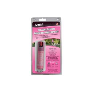 Sabre Dog Spray with Clear Pink Case