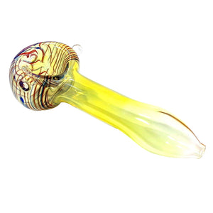 4" Swirl Color Changer Glass Hand Pipe