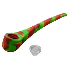 Unbreakable Silicone Gandalf Hand Pipe with Glass Bowl