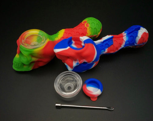 Skull Silicone Pipe